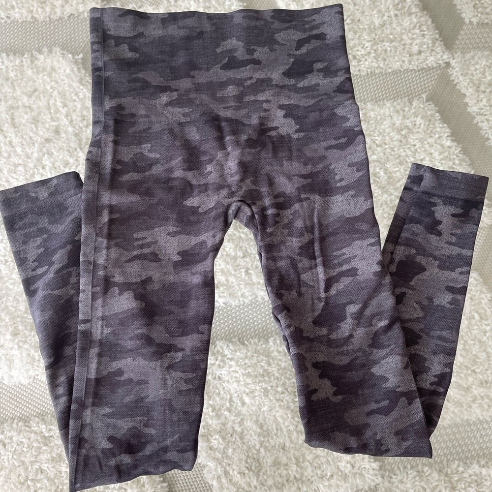 Worn once, washed once Spanx camo legging
